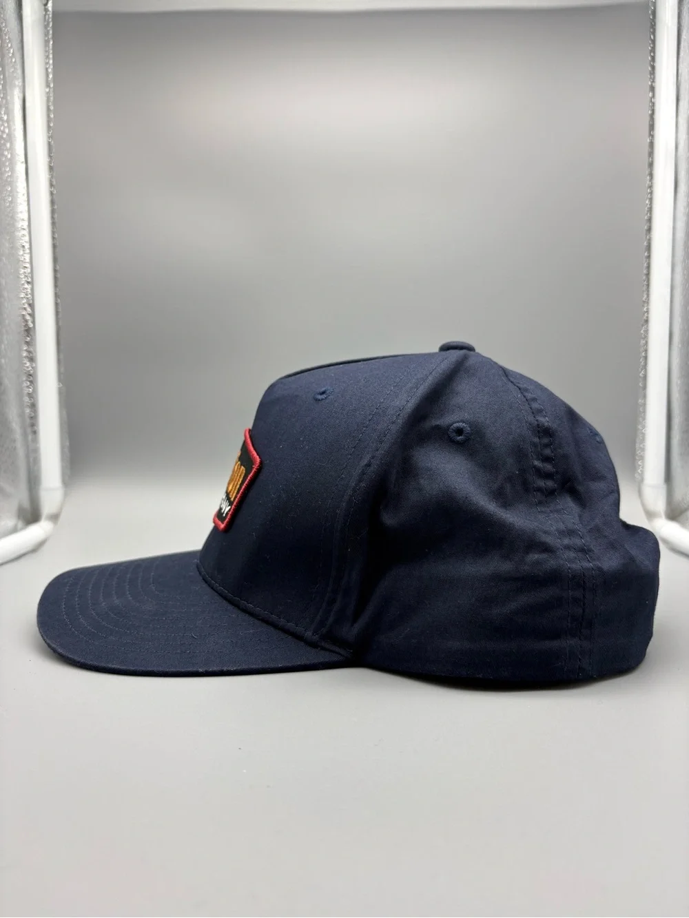 Brixton | Patch Logo Snap Back Hat - Navy Blue